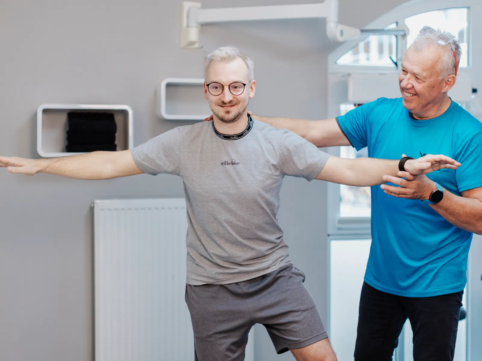 Krankengymnastik in der Praxis an der Neustrasse